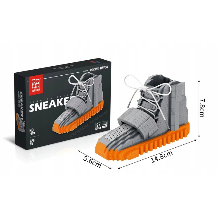 Set de constructie LBOYU, 3D, Model tenisi, Pentru organizare pixuri