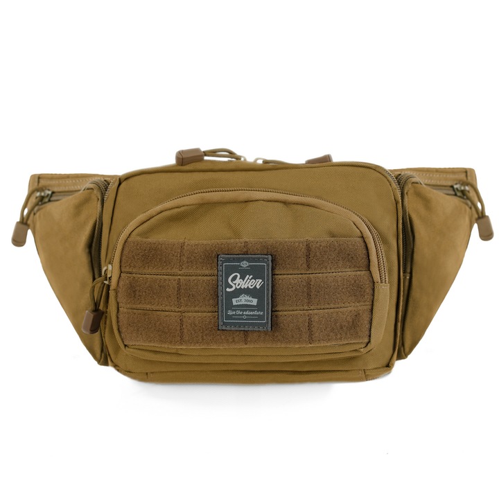 Тактическа чанта Solier SV28 Cravo, Cordura, каки, 25x17,5x11см