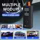 Compresor Auto Portabil VERITY®, cu oprire automata, Debit 25L/Min, 150 PSI, 12V, Functie Power Bank, Baterie 6000 mAh, Manometru, Lanterna, Pompa Aer Roti pentru Masini, Bicilete, Mingii, Accesorii incluse, Culoare Negru