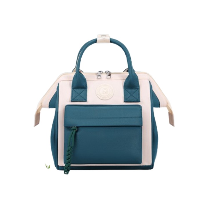 Geanta Bebelusi, DEYKAY, Rucsac Multifunctional Impermeabil, Manere pentru Umar sau Maini, Potrivita pentru Scutece, pentru Mamici, 23*23*14cm, Albastru