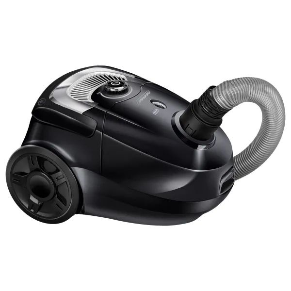 Aspirator cu sac MPM MOD-180, 850 W, 2 l, Negru-Argintiu, 5 viteze