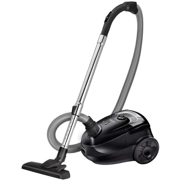 Aspirator cu sac MPM MOD-180, 850 W, 2 l, Negru-Argintiu, 5 viteze