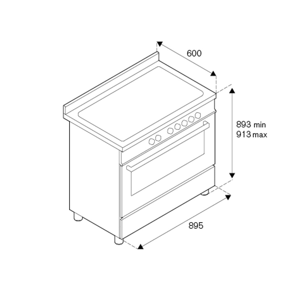 Aragaz cu plita pe gaz Bertazzoni, colectie Professional, 90 cm, 6 arzatoare, cuptor electric, capacitate 103 litri, 11 moduri de gatire, temperatura reglabila, termometru cu sonda integrat, panou de control tactil, usa cu inchidere soft-close, rosu