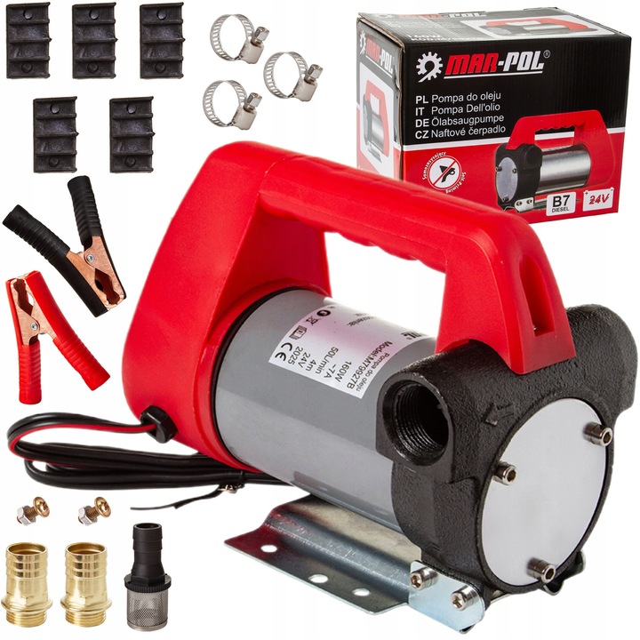 Pompa pentru ulei MINI CPN, Mar-pol, 24V, 160W, 50L/min, set complet