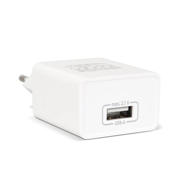 delight 55039-1WH 1x USB 5V 2.1A fehér töltőadapter