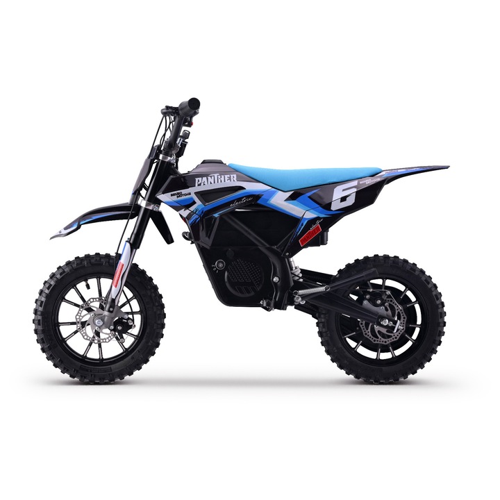 Motocross electric copii Tea Sports Panther, 550W, albastru, 3 viteze, 10 inch