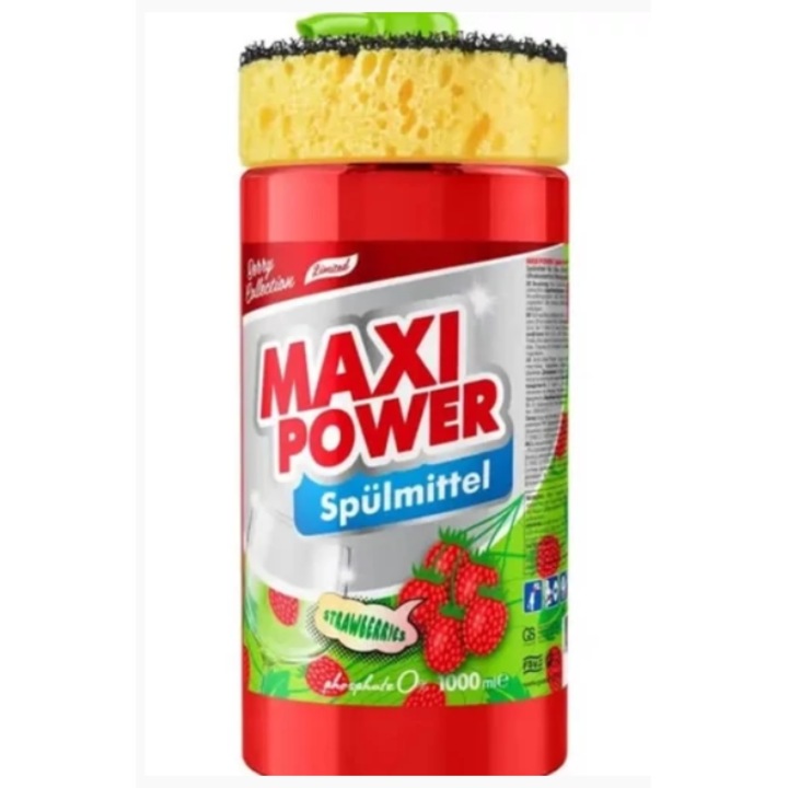 Maxi Power mosogatószer Eper- 1L