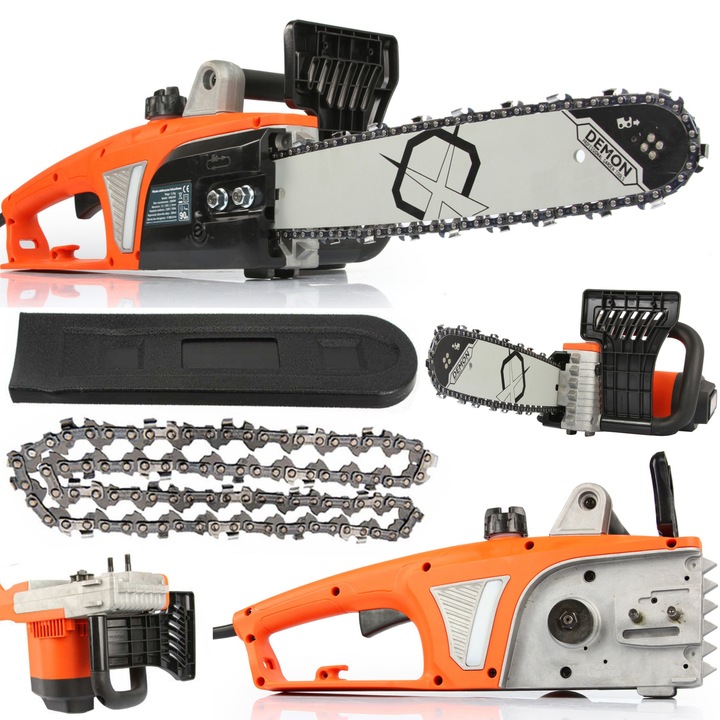 Fierastrau cu lant electric DEMON 2600W, 35cm, sistem de ungere automata, greutate 5,42kg