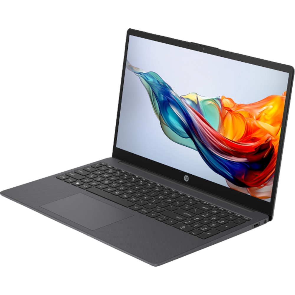 Laptop HP 15-fc0045nq 15.6 inch, AMD Ryzen 3 7320U pana la 4.1 GHz, 8GB DDR4, 1TB SSD, AMD Radeon, FreeDOS 3.0, Gri