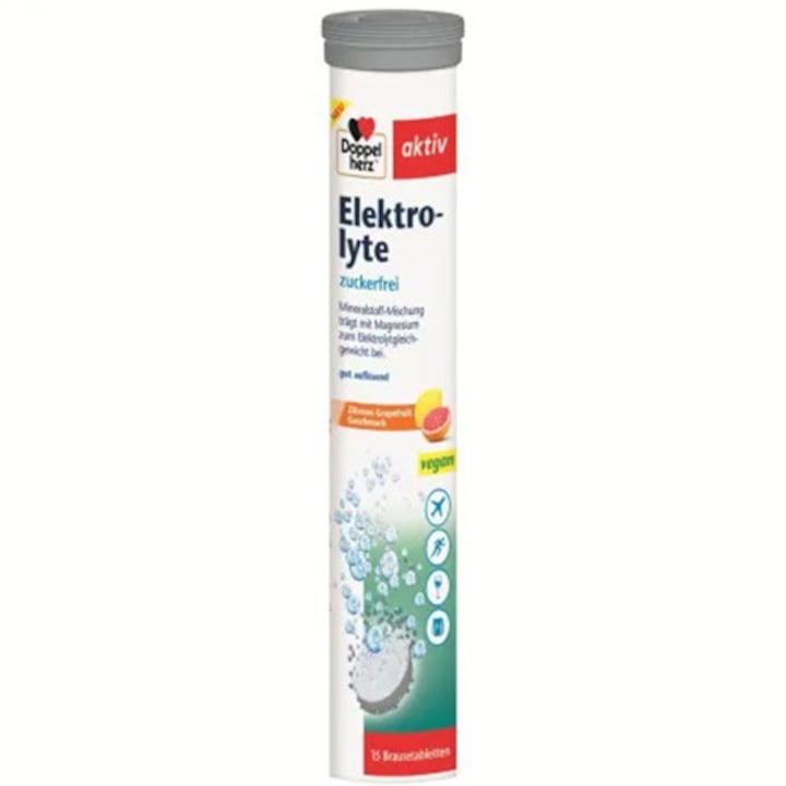 Electroliti Doppelherz Aktiv, 15 comprimate efervescente