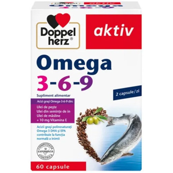 Omega 3-6-9 Doppelherz Aktiv, 60 comprimate