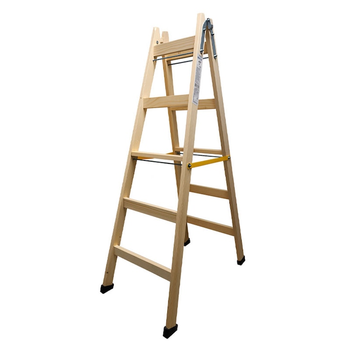 Létra fa 5 fokos festő profi Wtools