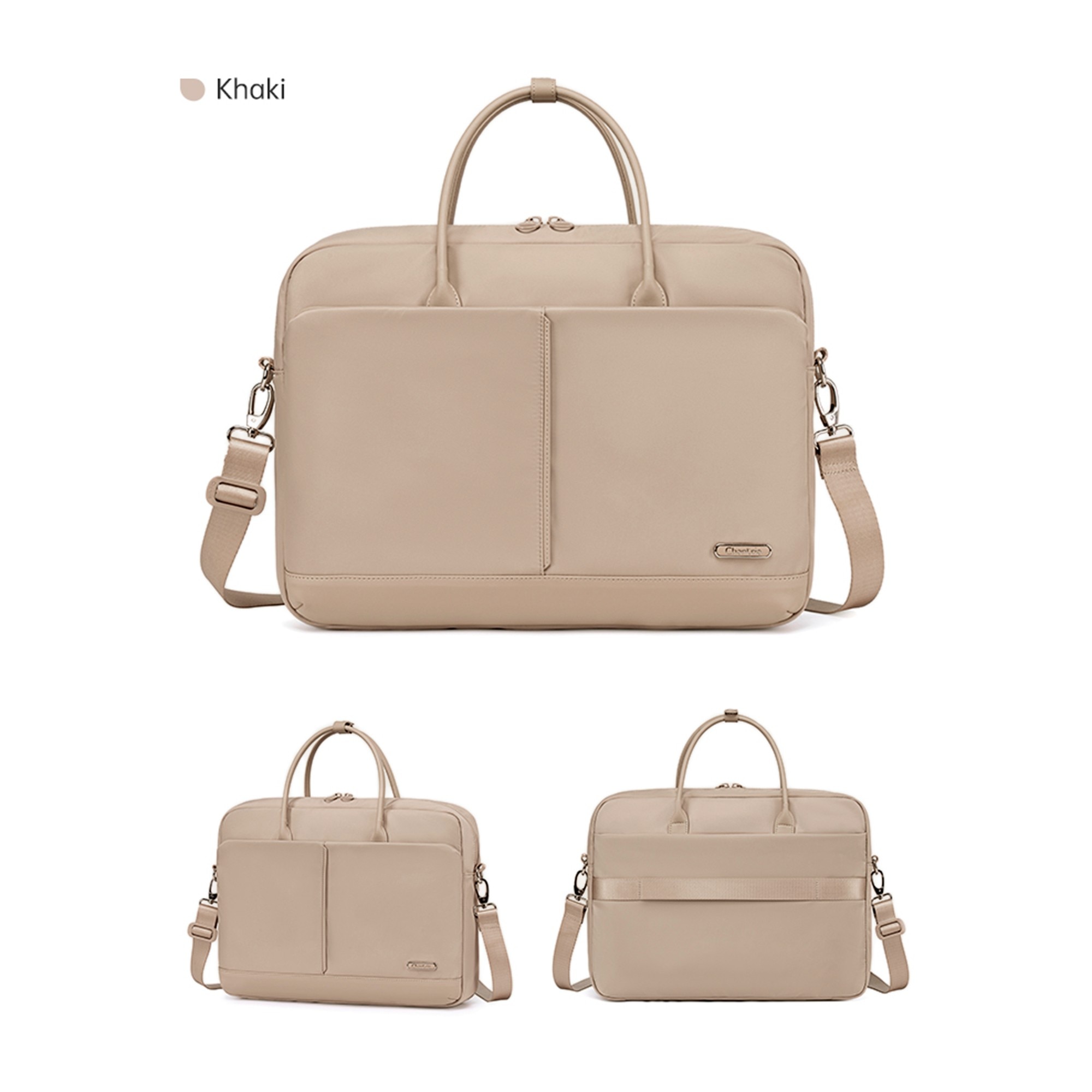 Chantria, CR-CB00772-khaki, Geantă laptop, Geantă de mână