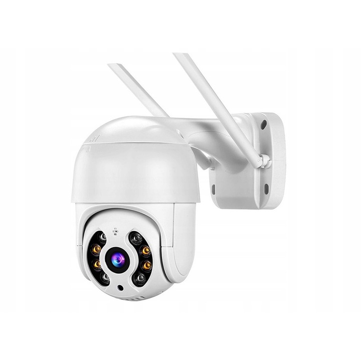 Camera de supraveghere exterior IP, rotatie 270°, vedere nocturna color, WiFi