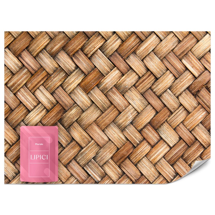 Fototapet Muralo Podea Parchet Herringbone 150x105 Pentru Living Modern