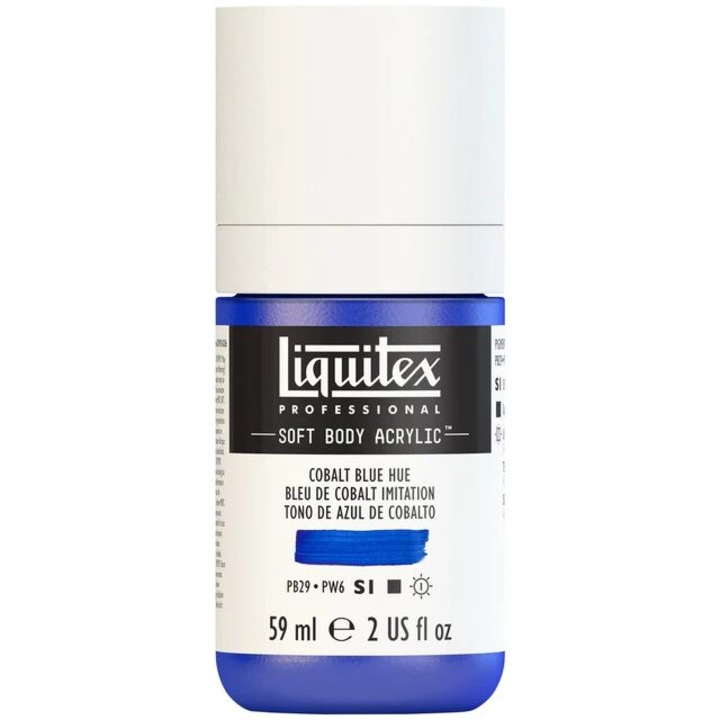 Culoare acrilica Liquitex, SOFT BODY 59 ml, Cobalt blue hue S1