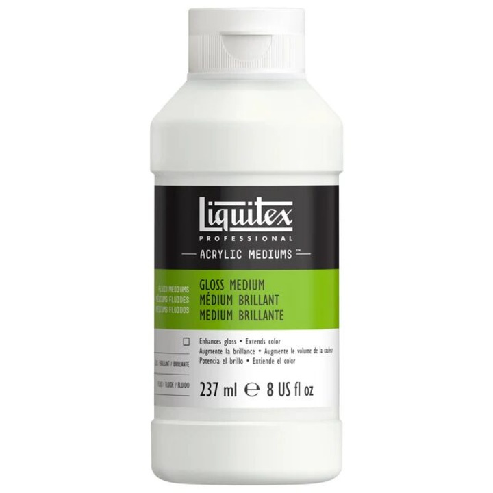Gloss medium & varnish 237 ml, Liquitex