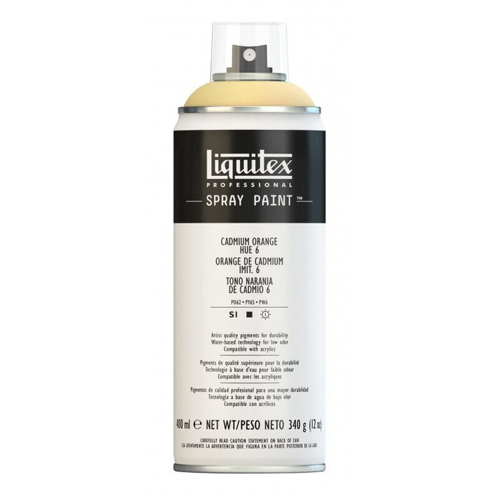 Professional Spray Paint Liquitex, 400ml, Cadmium orange hue 6