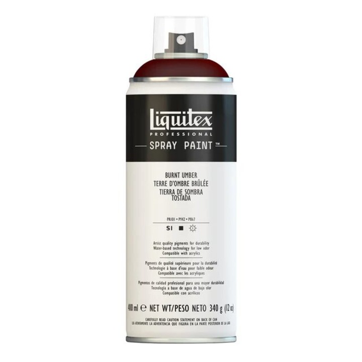 Professional Spray Paint Liquitex, 400ml, Burnt umber