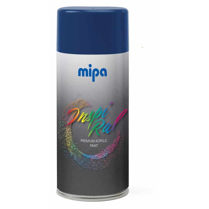 Spray vopsea premium Albastru Gentian, RAL 5010 - Mipa Inspiral, 400ml