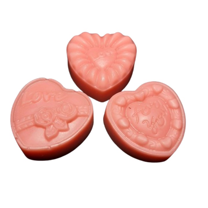 Illatosító szappan szett ruhákhoz Passion, Bazsarózsa, Frézia, Bergamott, kézműves, artizán szappan, 30g