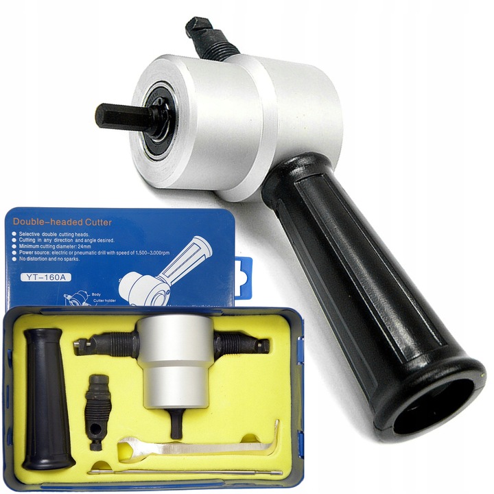 Adaptor taiere metal, SilverTools, 2 lame, 1500-3000 rpm, 7,5x5x17,5cm