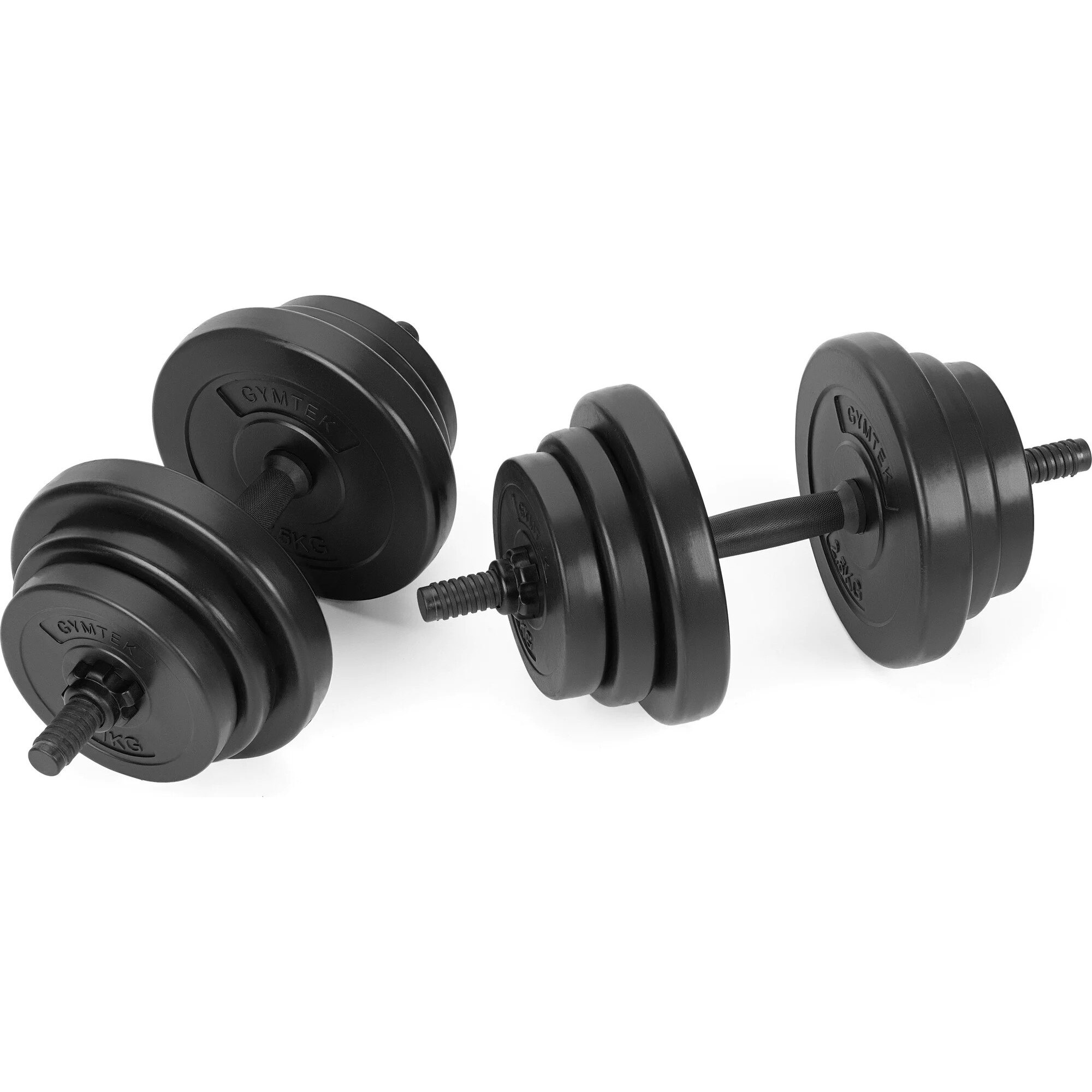 Set greutati 3 in 1 haltere si kettlebell Gymtek, greutati reglabile ...
