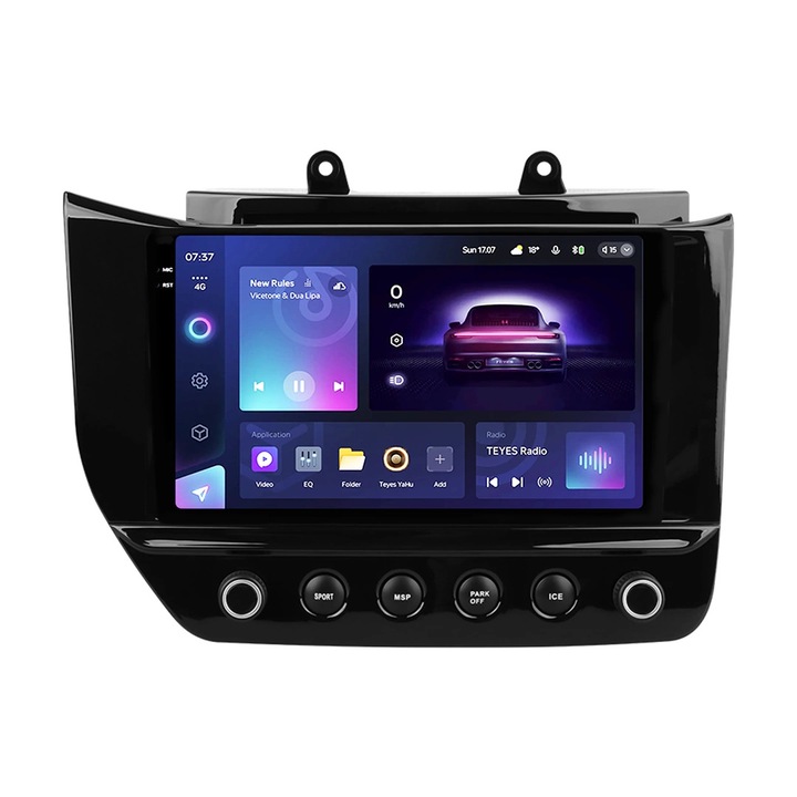Navigatie Auto Teyes CC3 2K Maserati GranTurismo 2007-2019 4+64GB 9.5" QLED Octa-core 2Ghz Android 4G Bluetooth 5.1 DSP