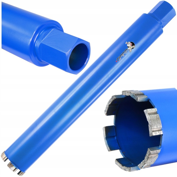 Set burghie diamantate pentru beton, MAR-POL, 62mm, 450mm, 6 segmente