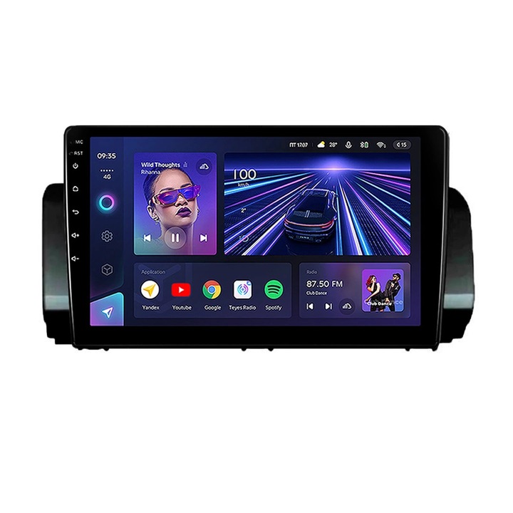 Navigatie Auto Teyes CC3 360° Dacia Logan 3 2021-2024 6+128GB 10.2" QLED Octa-core 1.8Ghz Android 4G Bluetooth 5.1 DSP