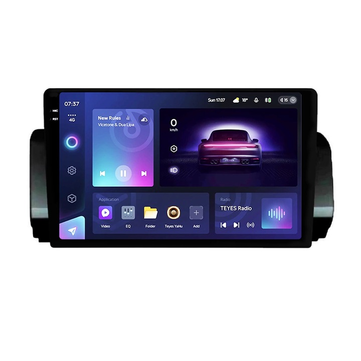 Navigatie Auto Teyes CC3 2K Dacia Logan 3 2021-2024 4+32GB 10.36" QLED Octa-core 2Ghz Android 4G Bluetooth 5.1 DSP