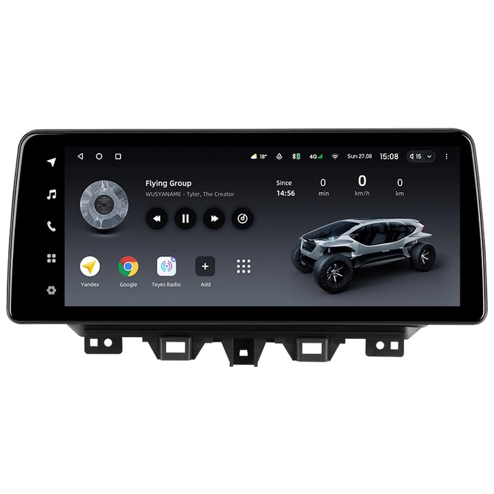Navigatie Auto Teyes Lux One 360° Hyundai Tucson 3 2018-2020 6+128GB 12.3" IPS Octa-core 2Ghz Android 4G Bluetooth 5.1 DSP