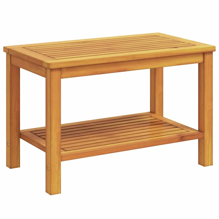 Странична маса vidaXL, Кафяво 70 x 40 x 45 см Солидно акациево дърво