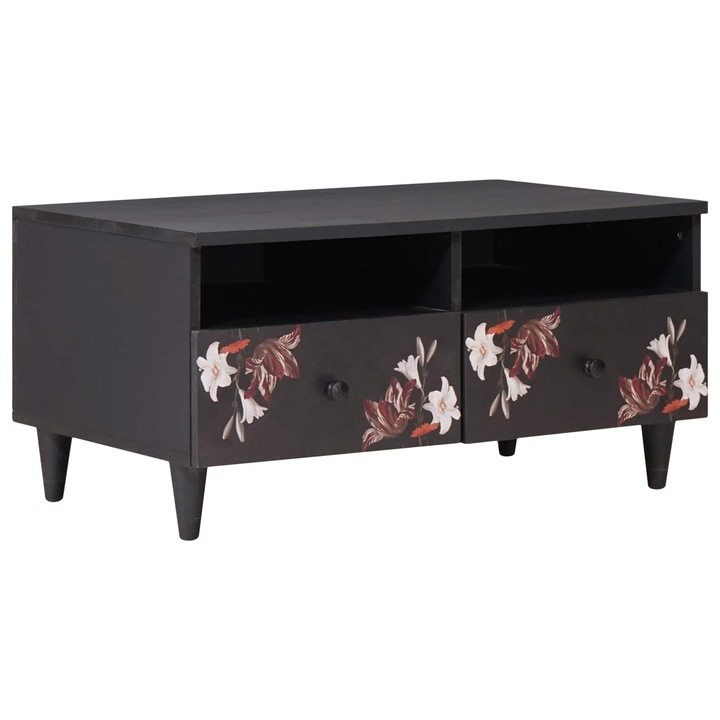 Масичка за кафе vidaXL, с чекмедже Многоцветен 80 x 54 x 40 см