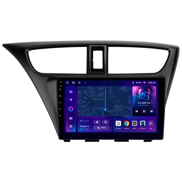 Navigatie Auto MOSS M2 Honda Civic 9 2011-2017 4+64GB 9" IPS Octa-core 1.6Ghz Android 4G Bluetooth 5.1 DSP