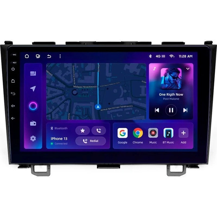 Navigatie Auto MOSS M2 Honda CR-V 3 2006-2010 4+64GB 9" IPS Octa-core 1.6Ghz Android 4G Bluetooth 5.1 DSP