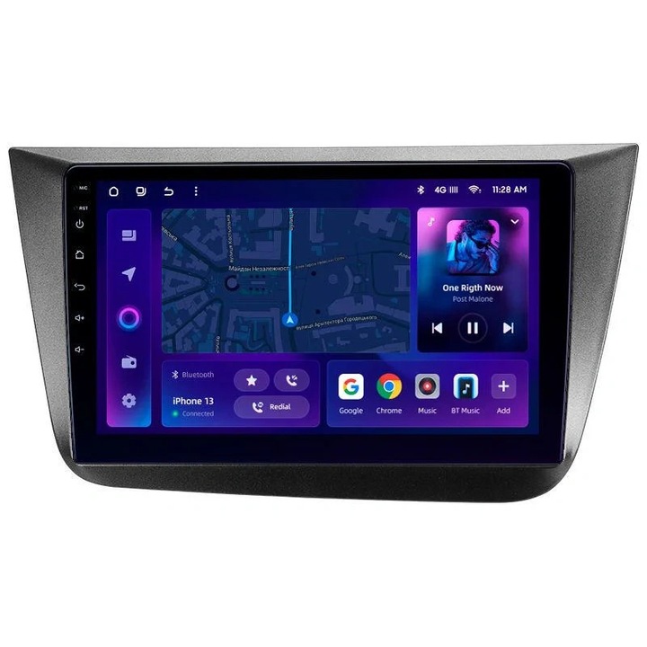 Navigatie Auto MOSS M2 Seat Altea 5P 2004-2015 4+64GB 9" IPS Octa-core 1.6Ghz Android 4G Bluetooth 5.1 DSP