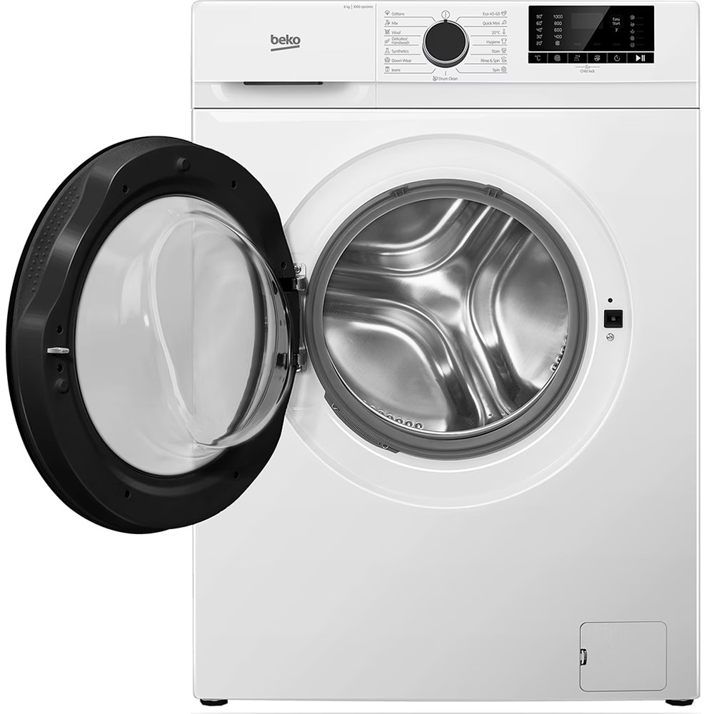 Masina de Spalat Rufe Frontala Slim BEKO B1WFK2604WBEE, 6 kg, 1000 rpm, Clasa D, Alb