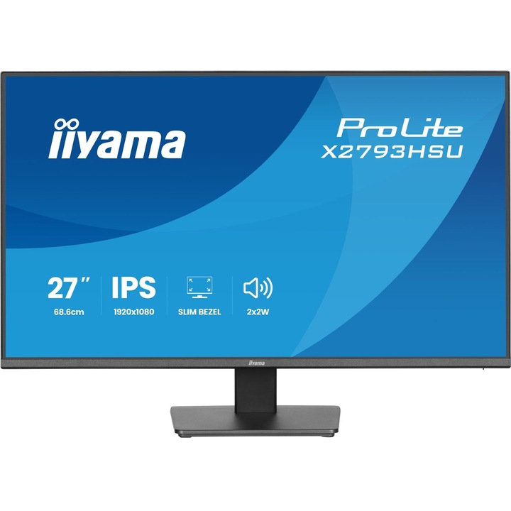 Iiyama 27" ProLite X2793HSU-B1 IPS LED, 303323, Monitor