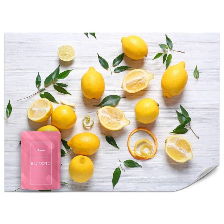 Fotótapéta Muralo Citromok Faasztalon 450x315 Modern Nappaliba