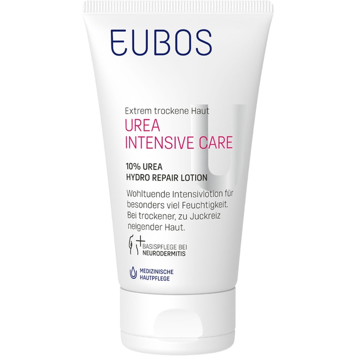 Lotiune de corp, EUBOS, Urea Intensive Care 10% Urea Hydro Repair, 150 ml