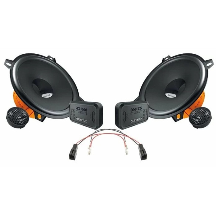 Pachet difuzoare Hertz Dieci dedicate usi fata Dacia Duster 1 (2010 - 2017)