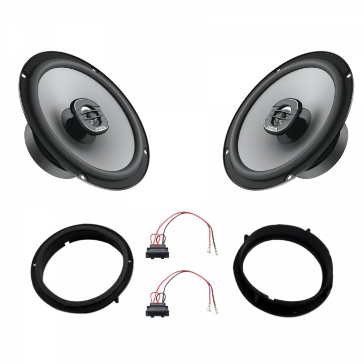 Пакет автомобилни високоговорители Hertz Uno X 165, коаксиални, комплект, 4 Ω, за Skoda Fabia 1999-2014