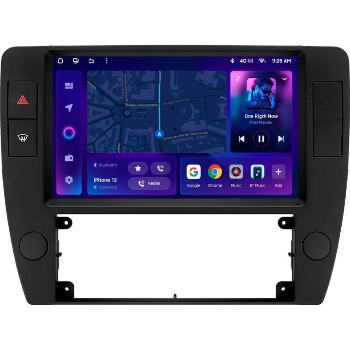 Navigatie Auto MOSS M2 Volkswagen Passat B5 2000-2005 4+64GB 9" IPS Octa-core 1.6Ghz Android 4G Bluetooth 5.1 DSP