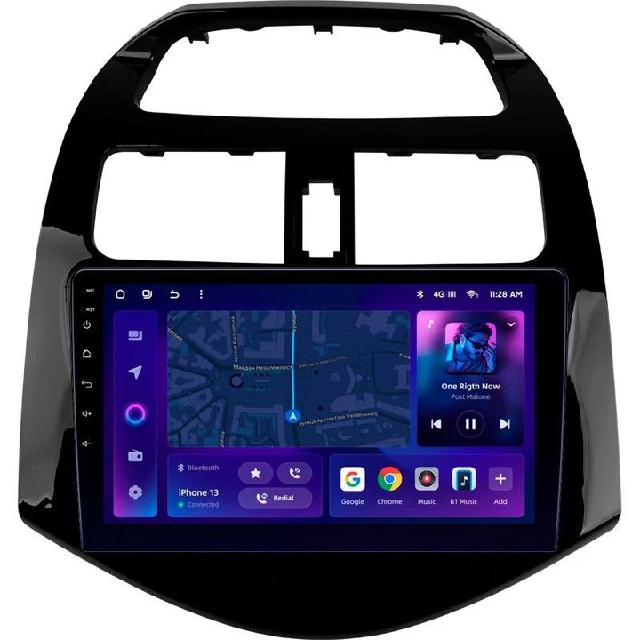 Navigatie Auto MOSS M2 Chevrolet Spark M300 2009-2016 4+64GB 9" IPS Octa-core 1.6Ghz Android 4G Bluetooth 5.1 DSP