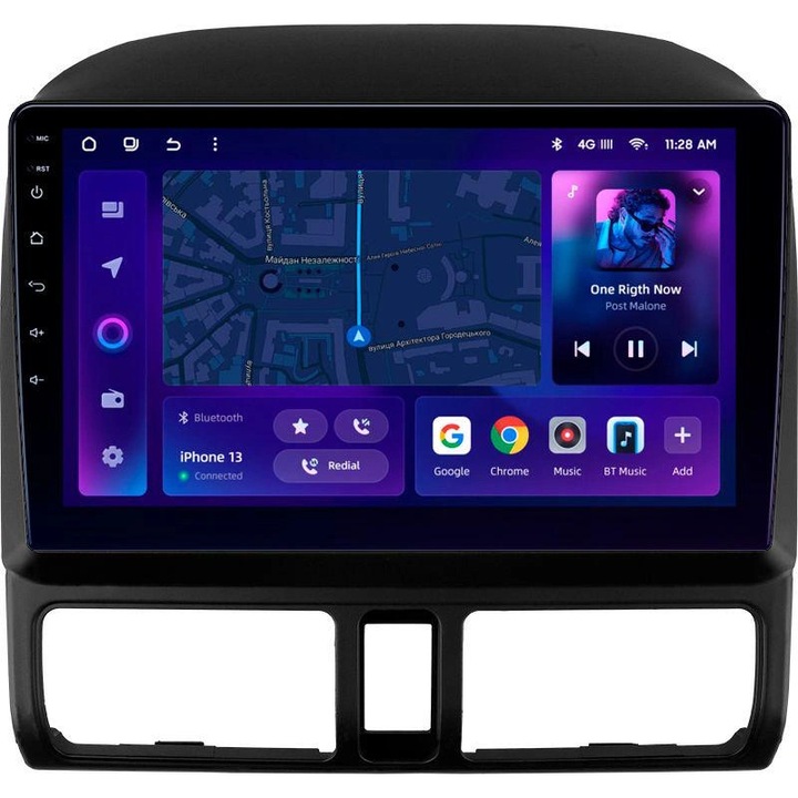 Navigatie Auto MOSS M2 Honda CR-V 2 2001-2006 4+64GB 9" IPS Octa-core 1.6Ghz Android 4G Bluetooth 5.1 DSP