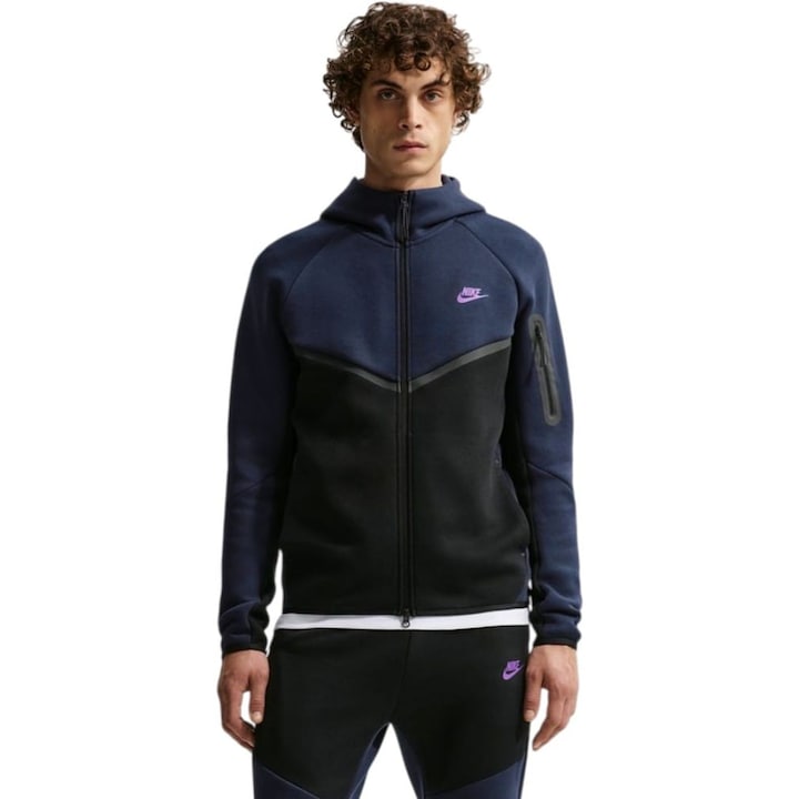 Суичър NIKE Tech Fleece Windrunner FZ 55764, Тъмносин