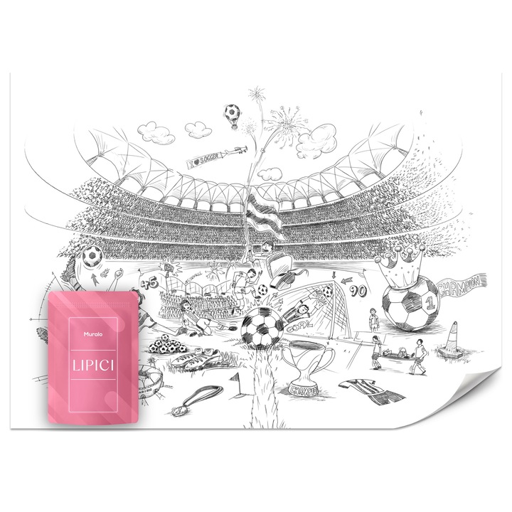 Fototapet Muralo Stadion Schitat 450x315 Abstract Pentru Living Modern