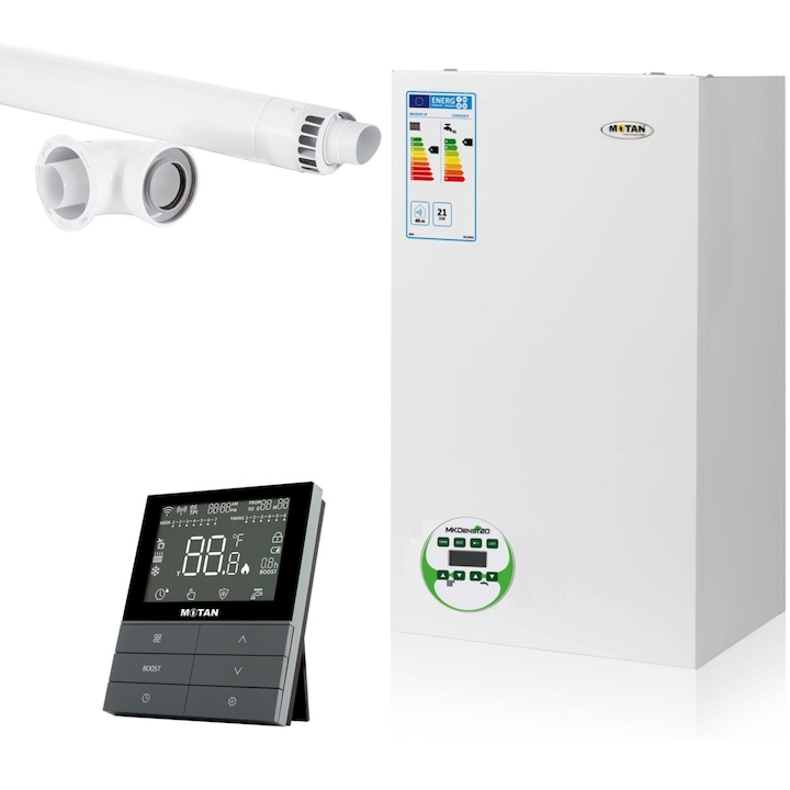 Set Centrala termica Motan MKDens 21/23kw + Termostat FARA FIR
