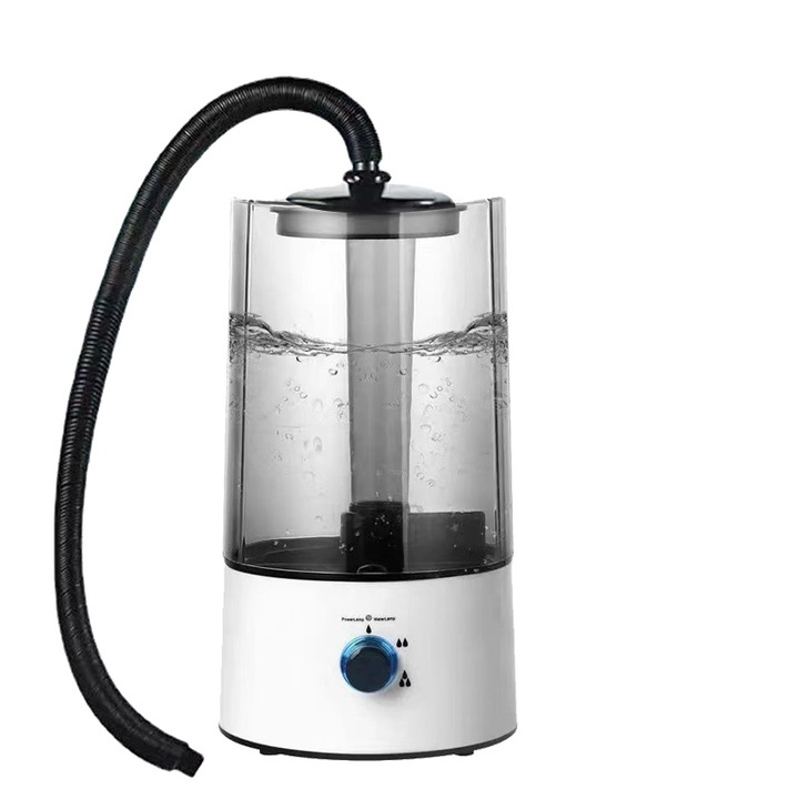 Párásító háziállatoknak, 4 literes, állítható tömlő, 15.5x32cm, AC220V tápellátás